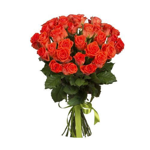 Купить 35 оранжевых роз с доставкой по Владивостоку